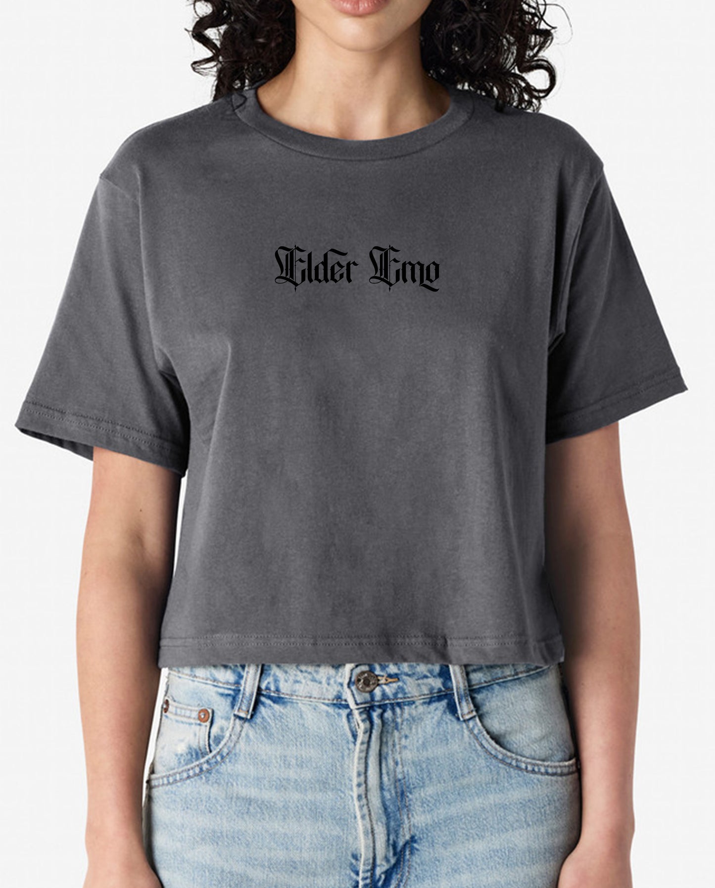 Elder Emo Crop, Tee or Hoodie