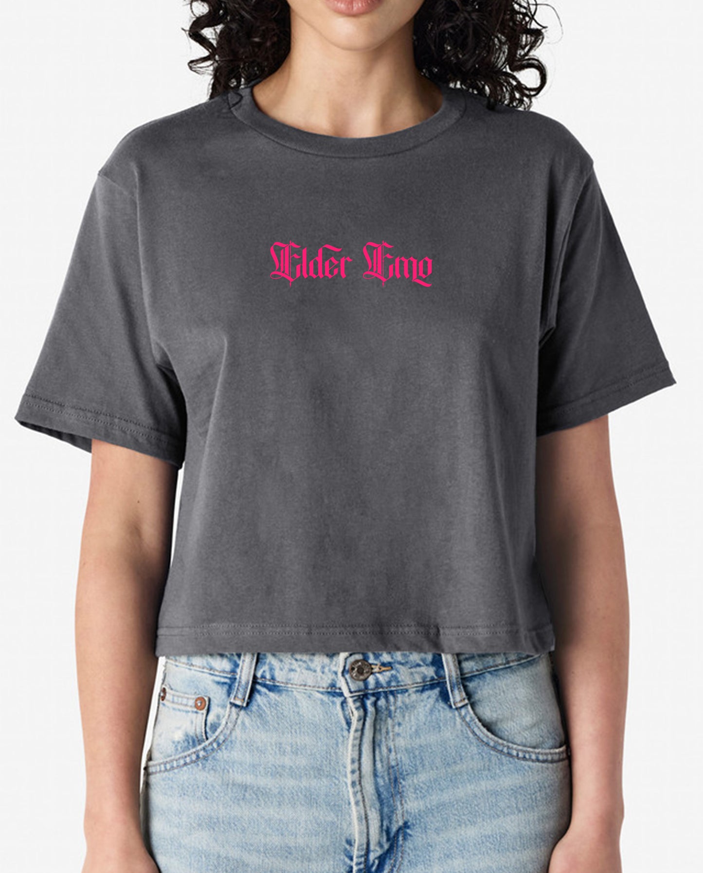 Elder Emo Crop, Tee or Hoodie