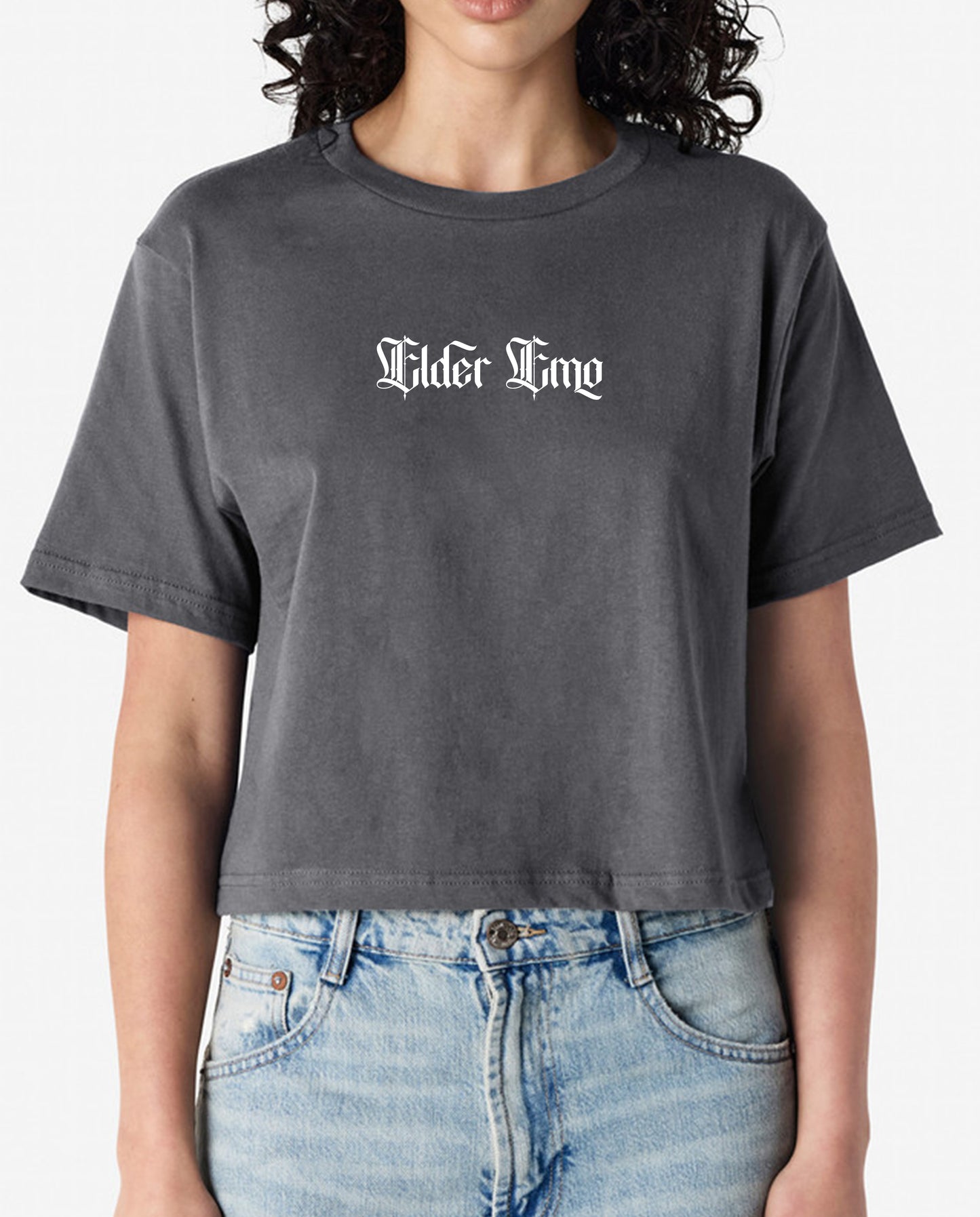 Elder Emo Crop, Tee or Hoodie