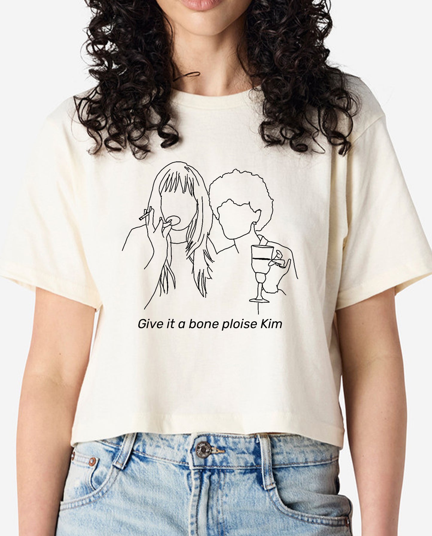 Give It A Bone Ploise Crop - Various Colours