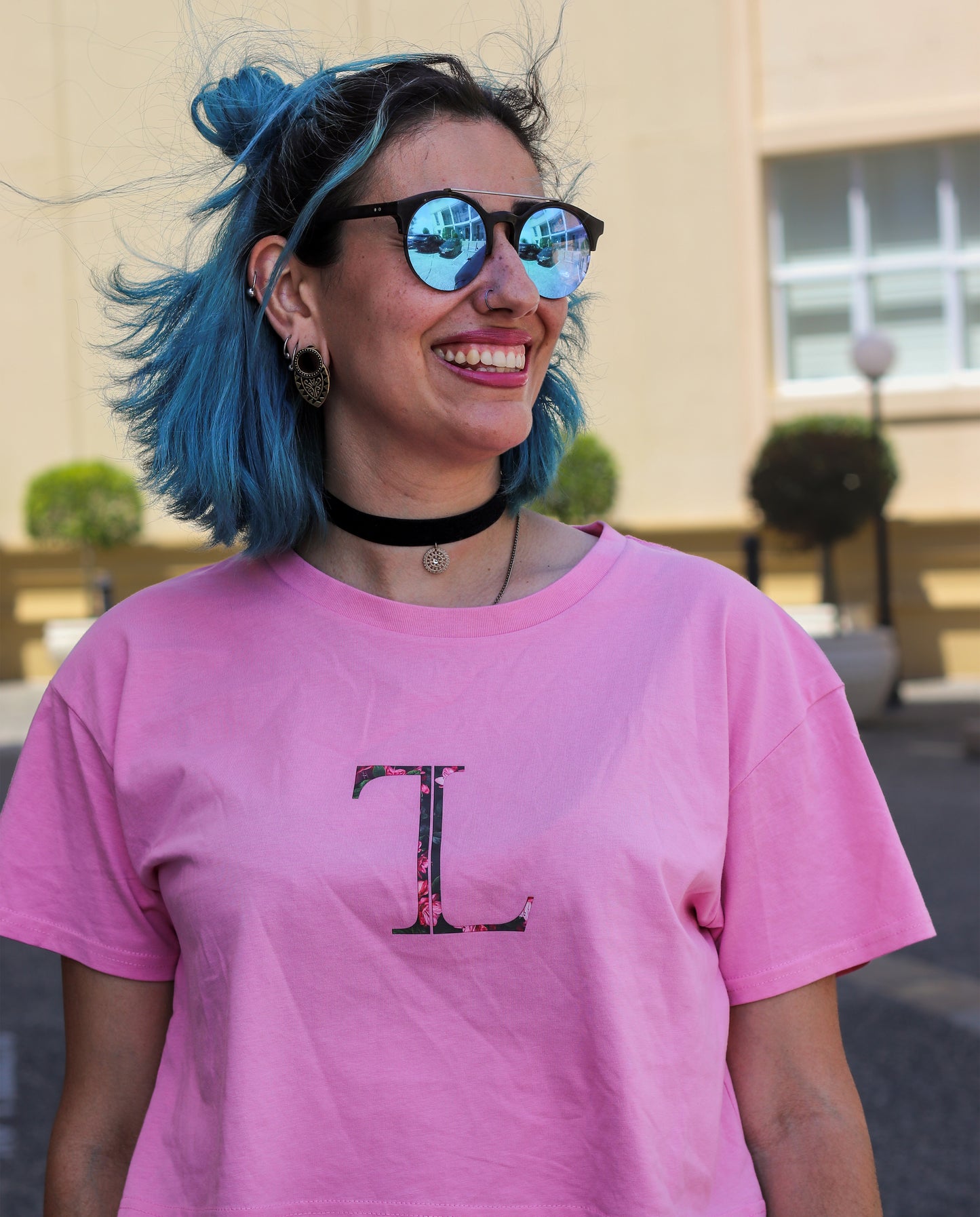 TL Crop Tee - Pink