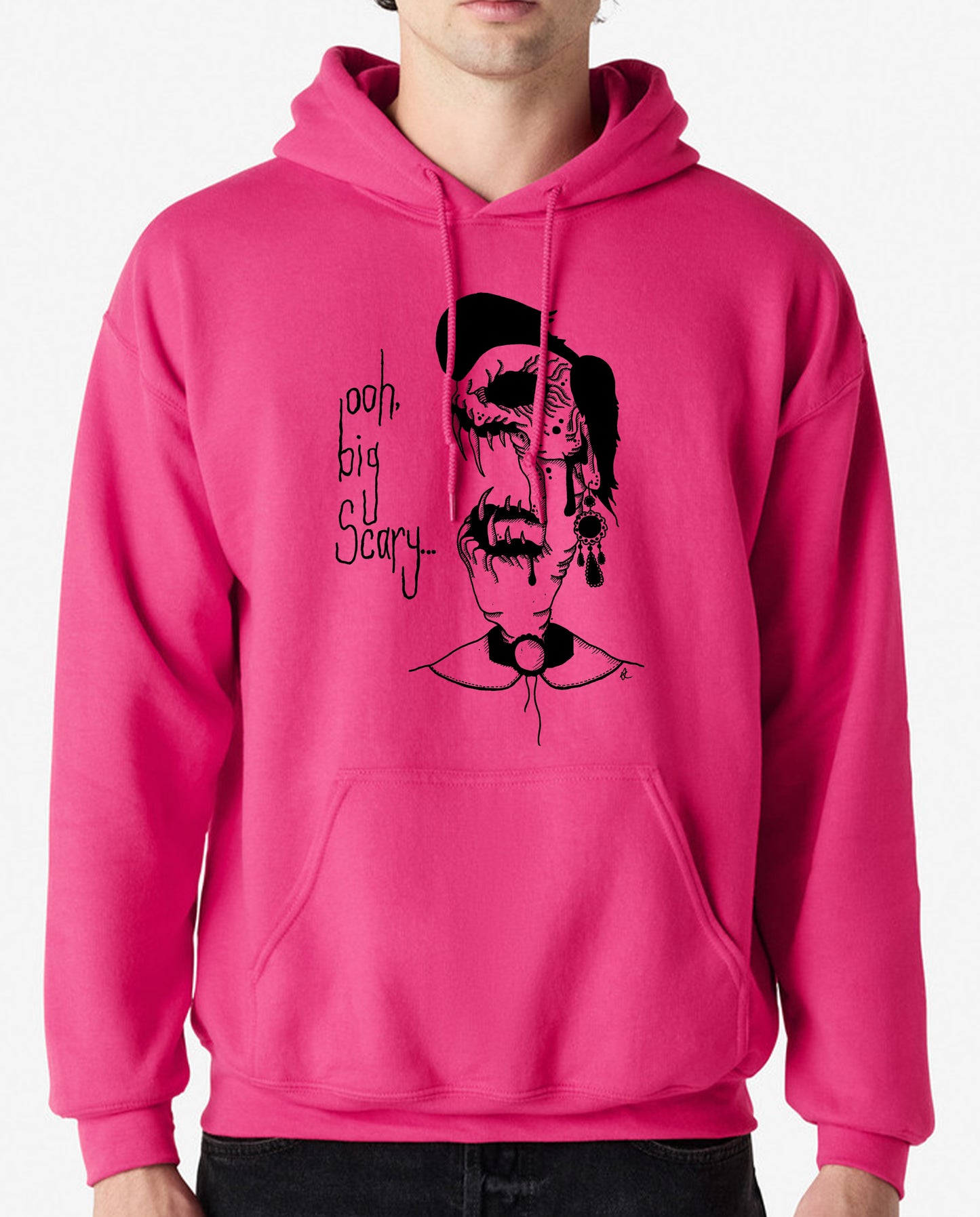 Ooh, Big Scary Hoodie or Crewneck