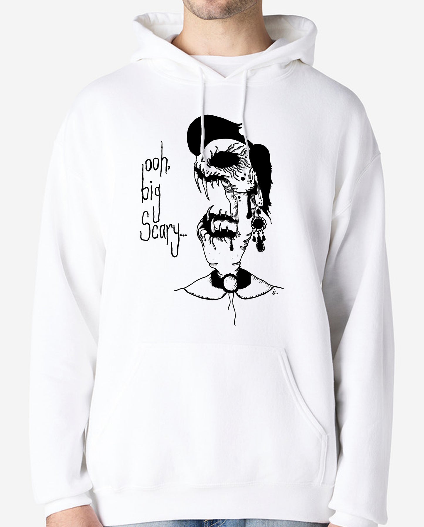 Ooh, Big Scary Hoodie or Crewneck