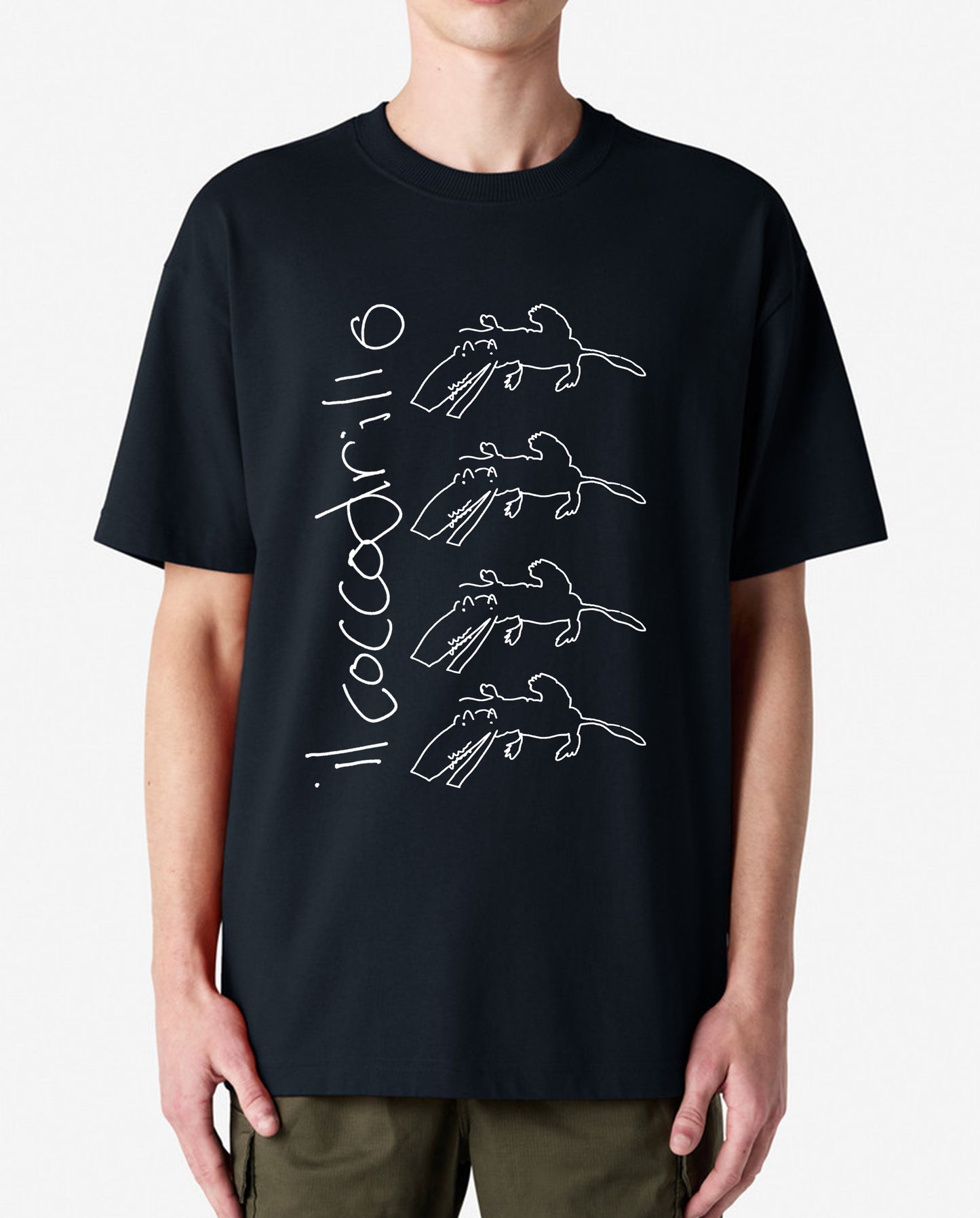 Il Coccodrillo Tee Front - Various Colours