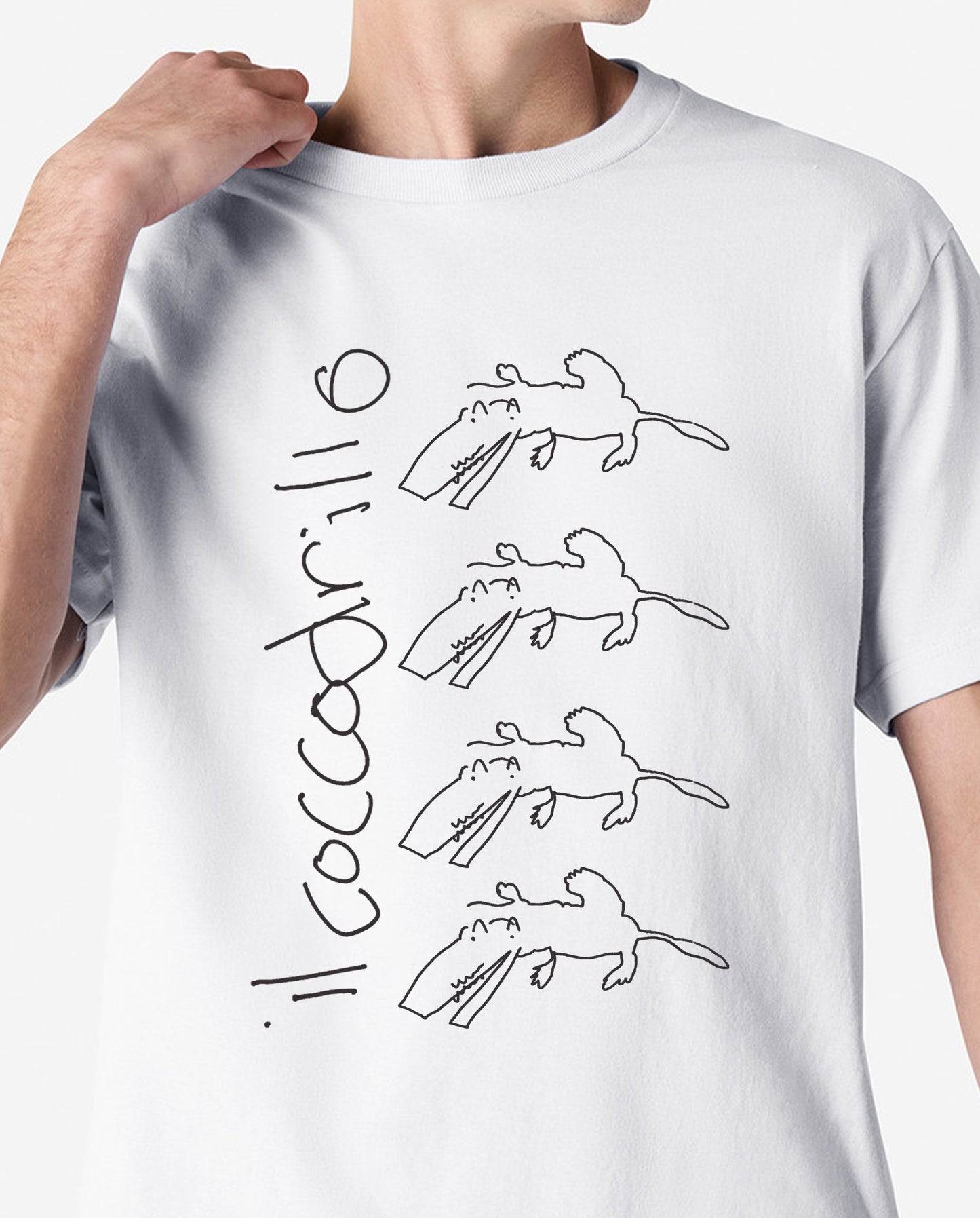 Il Coccodrillo Tee Front - Various Colours