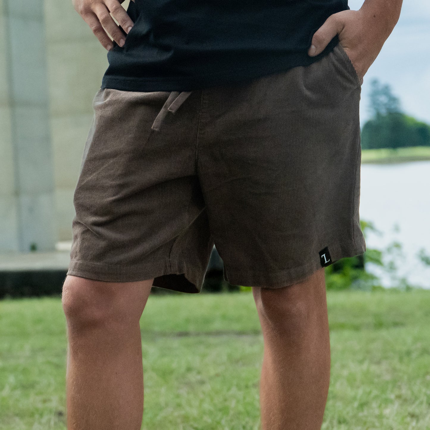 TL Corduroy Shorts - Walnut